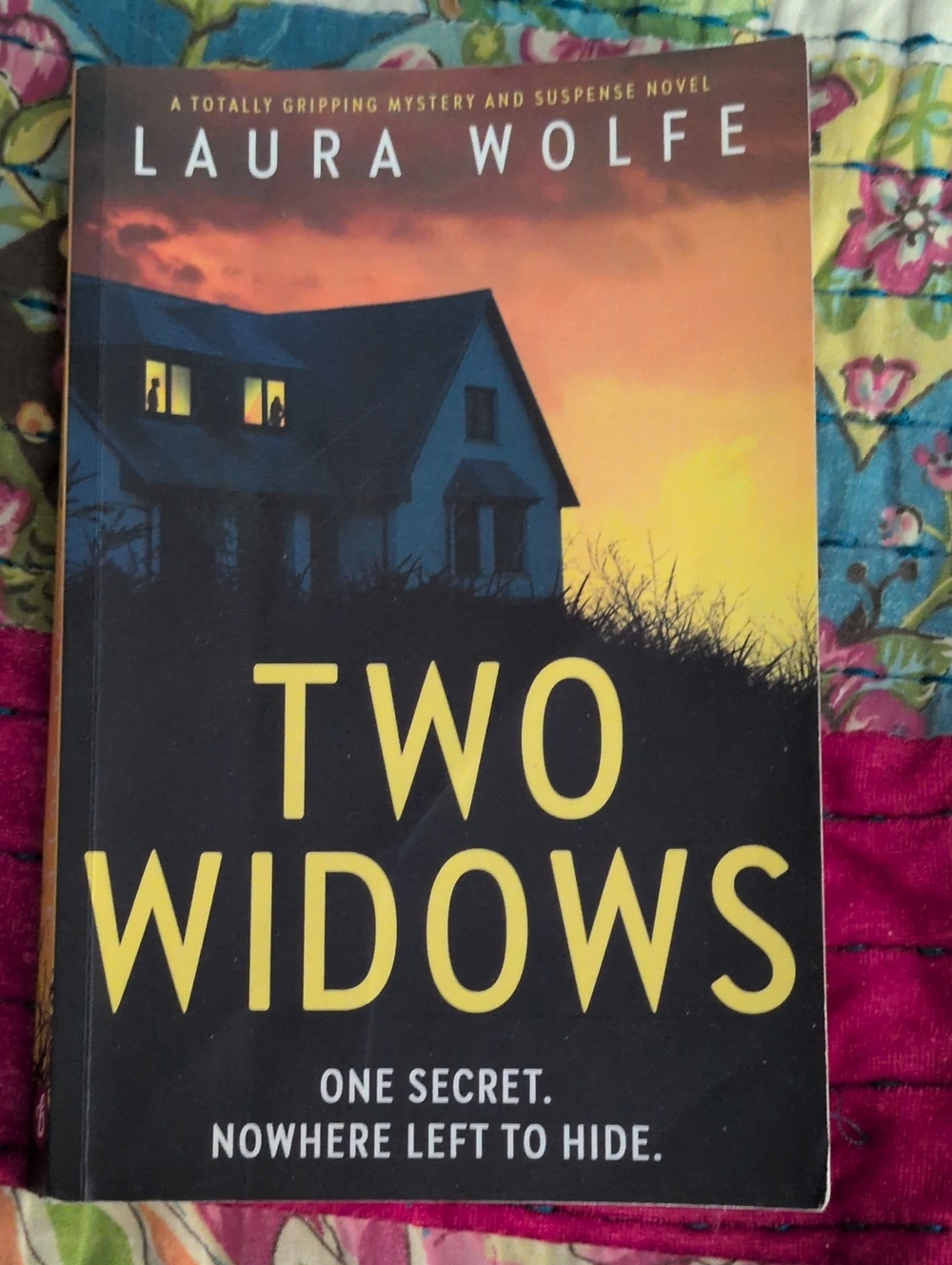 Two Widows - Yellow & Black Book Cover